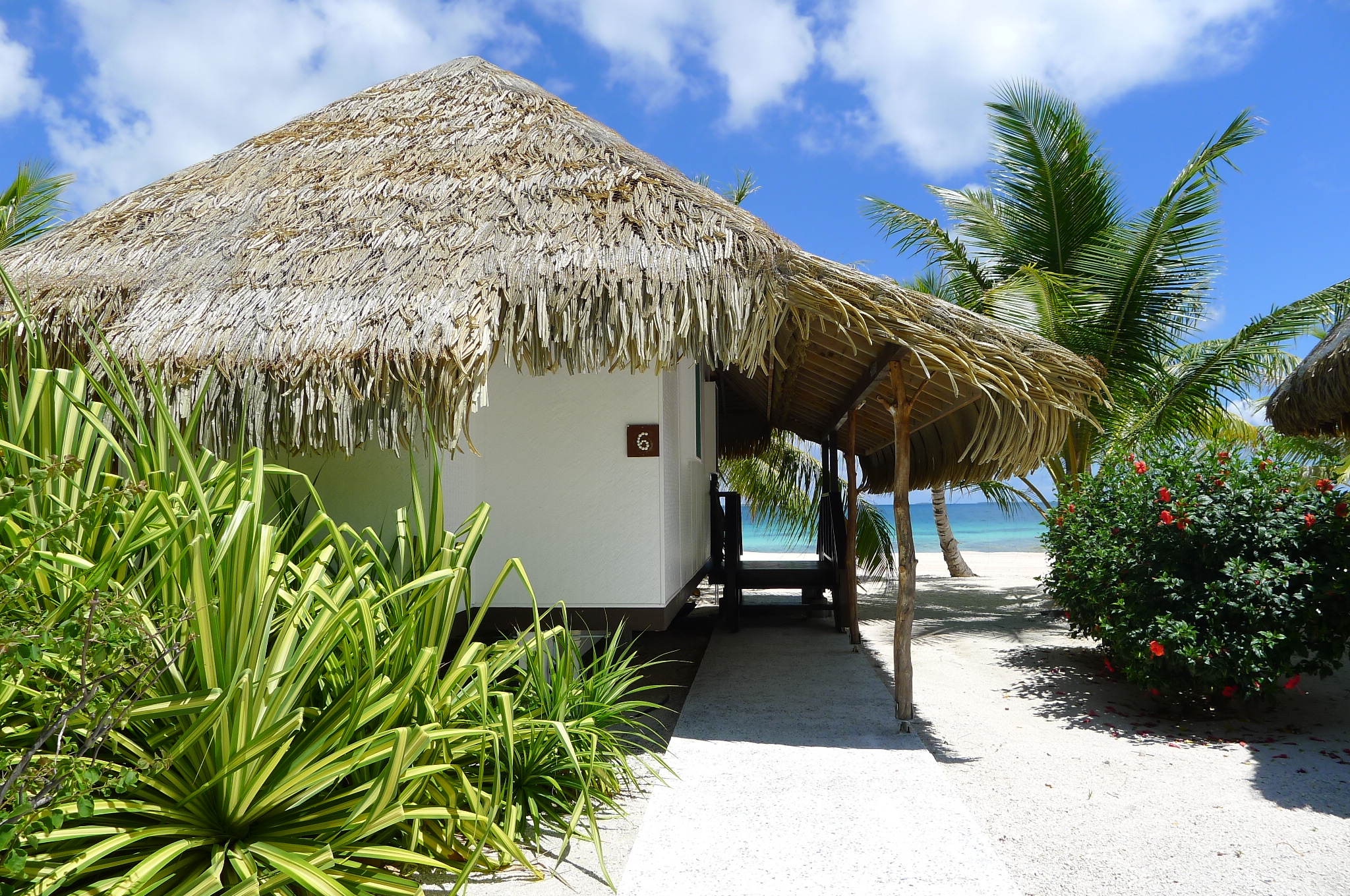 Bungalow de plage et demi-pension